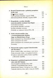 Dělen&iacute; Československa