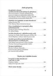 Soci&aacute;ln&iacute; demokracie v globalizovan&eacute;m světě