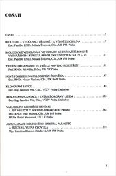 Nové směry v biologických oborech a jejich speciálních didaktikách I.