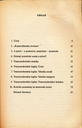 Immanuel Kant: Jak jsou možné syntetické soudy a priori?