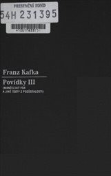 Povídky
                        ([Díl] 3)
                    