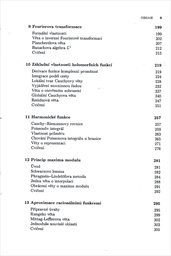 Anal&yacute;za v re&aacute;ln&eacute;m a komplexn&iacute;m oboru