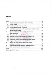 V&yacute;voj investičn&iacute;ho prostřed&iacute; v Česk&eacute; republice