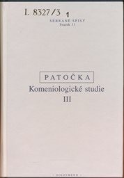 Komeniologické studie
(Díl 3,)