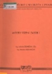 Modely řízení zásob I