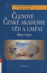 Členové České akademie věd a umění 1890-1952