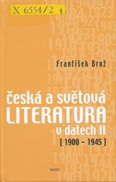 Česká a světová literatura v datech
                        ([Sv.] 2,)
                    