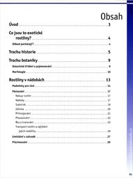 Exotické rostliny v nádobách