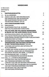 Integration und Separation der Sudetendeutschen in der ČSR (1918-1920)