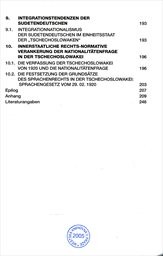 Integration und Separation der Sudetendeutschen in der ČSR (1918-1920)