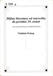 Dějiny literatury od starověku do počátku 19. století