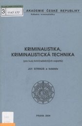 Kriminalistika, kriminalistická technika