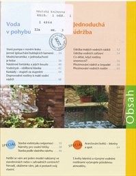 Jezírka a fontánky v nádobách