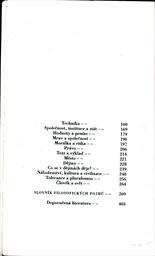 Malá filosofie člověka a Slovník filosofických pojmů