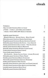 Literatura ve světě, svět v literatuře 2006-2007