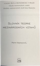 Slovník teorie mezinárodních vztahů