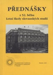 Přednášky z 52. běhu Letní školy slovanských studií