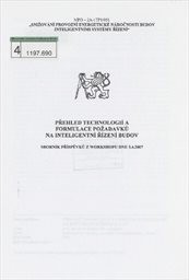Přehled technologií a formulace požadavků na inteligentní řízení budov