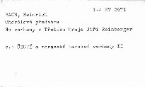 České a moravské barokní varhany II