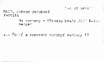 České a moravské barokní varhany II
