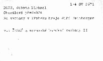 České a moravské barokní varhany II