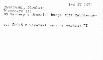 České a moravské barokní varhany II