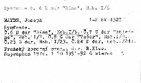 Symfonie, č. 6, 7, 8, 23, 24