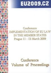 Implementation of EU law in the member states