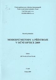 Moderní metody a přístroje v oční optice 2009