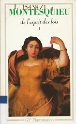 De l'esprit des lois
(I)
