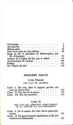 De l'esprit des lois
(I)