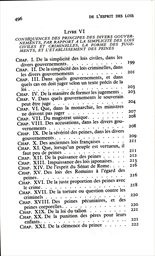 De l'esprit des lois
(I)