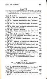 De l'esprit des lois
(I)