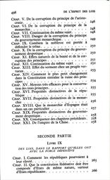 De l'esprit des lois
(I)