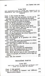 De l'esprit des lois
(I)