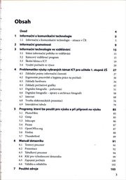 ICT a učitel 1. stupně základní školy