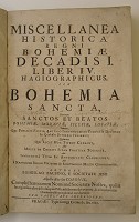 Miscellanea historica Regni Bohemiae
                        (Decadis I,)
                    