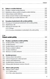 Úvod do teorie a metodologie sociální politiky