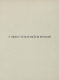 V srdci šumavských hvozdů