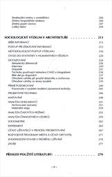 Sociologie v architektonick&eacute; a urbanistick&eacute; tvorbě