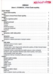 Úplné znění zákona č. 273/2008 Sb. o Policii České republiky