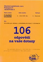 106 odpovědí na vaše dotazy