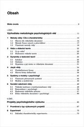 Úvod do metodologie psychologického výzkumu