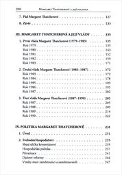 Margaret Thatcherová a její politika