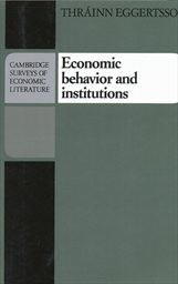 Economic behavior and institutions