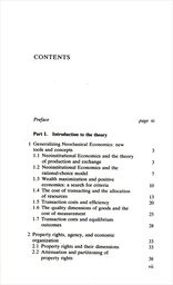 Economic behavior and institutions