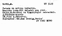 Pavana za mrtvou infantku