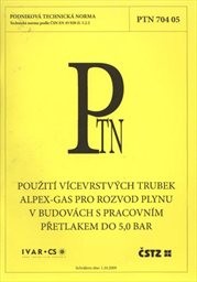 Použití vícevrstvých trubek Alpex-Gas pro rozvod plynu v budovách s pracovním přetlakem do 5,0 bar