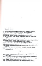 Miscellanea z výroční konference České společnosti pro hudební vědu 2008