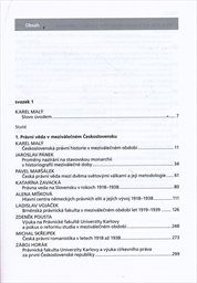 Československé právo a právní věda v meziválečném období (1918-1938) a jejich místo ve střední Evropě
(Svazek 2)